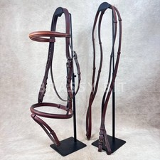 F/S Horsehead Brand English Bridle w/ Flash & Reins