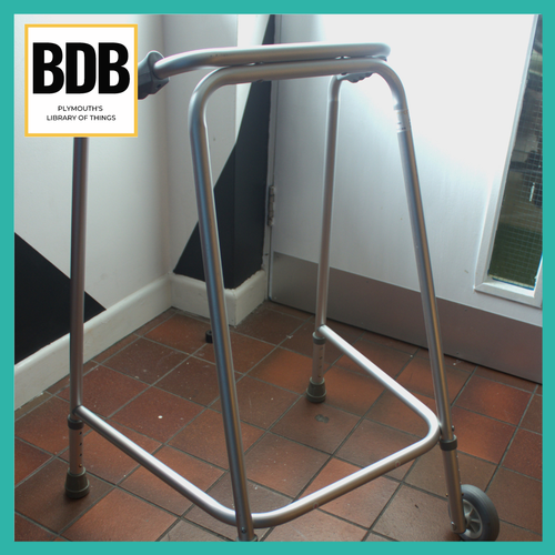 Coopers Walking Zimmer Frame with Wheels Adjustable Height eBay