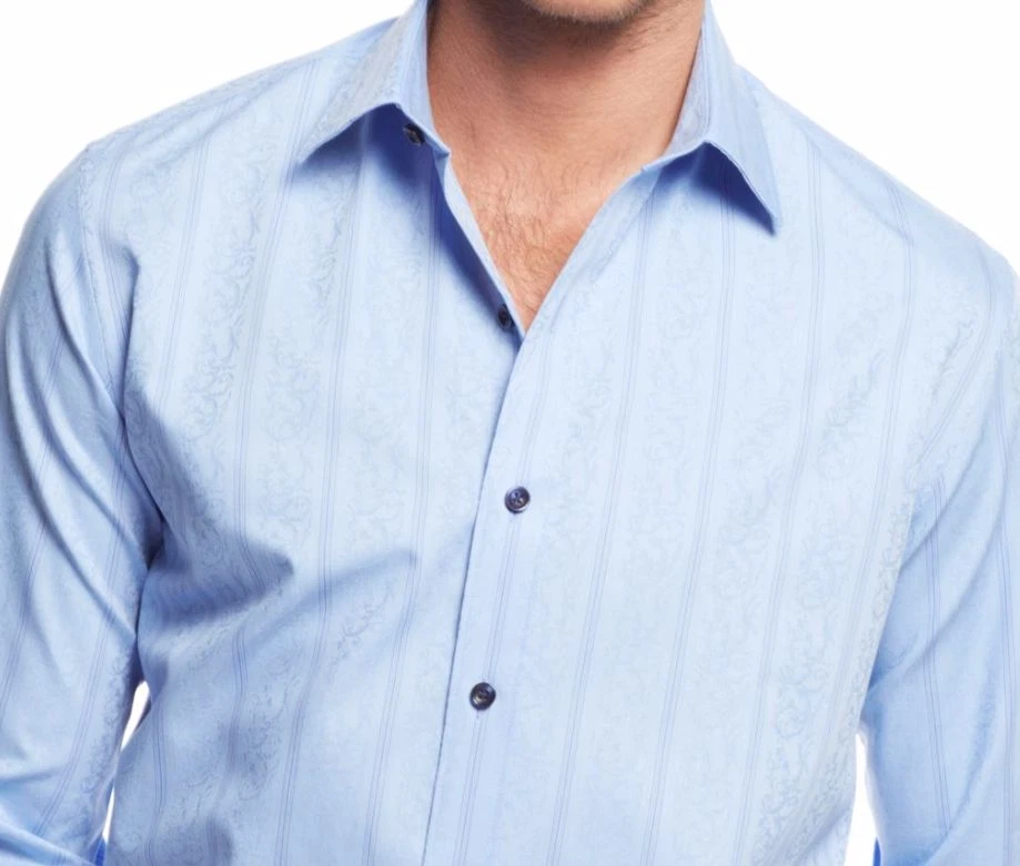 Camisa Tasso Elba Lolleran Cachemira Rayas Peri Combo L 16-16 1/2 j Foto 2 de 2