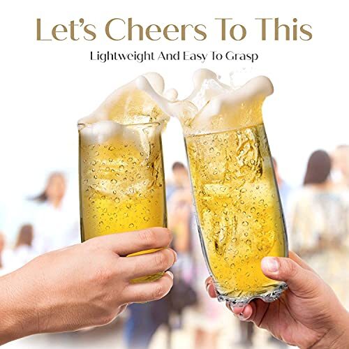 Drinking Glasses set of 8 Highball Glass cups By Home Essentials – Premium - Picture 7 of 8