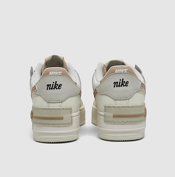 New NIKE AIR FORCE 1 SHADOW Casual Women's Sneakers Shoes size 9.5  Sail Fossil thumbnail 4