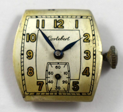 Vintage Swiss Made Cortebert Manual Wind 17J Wrist Watch Movement lot.qg