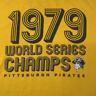 Pittsburgh Pirates T Shirt Small 1979 World Series Champions Retro