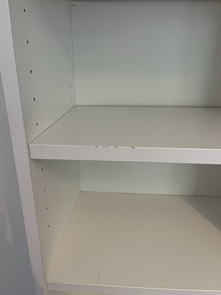 IKEA Billy bookcase white with extra shelves eBay