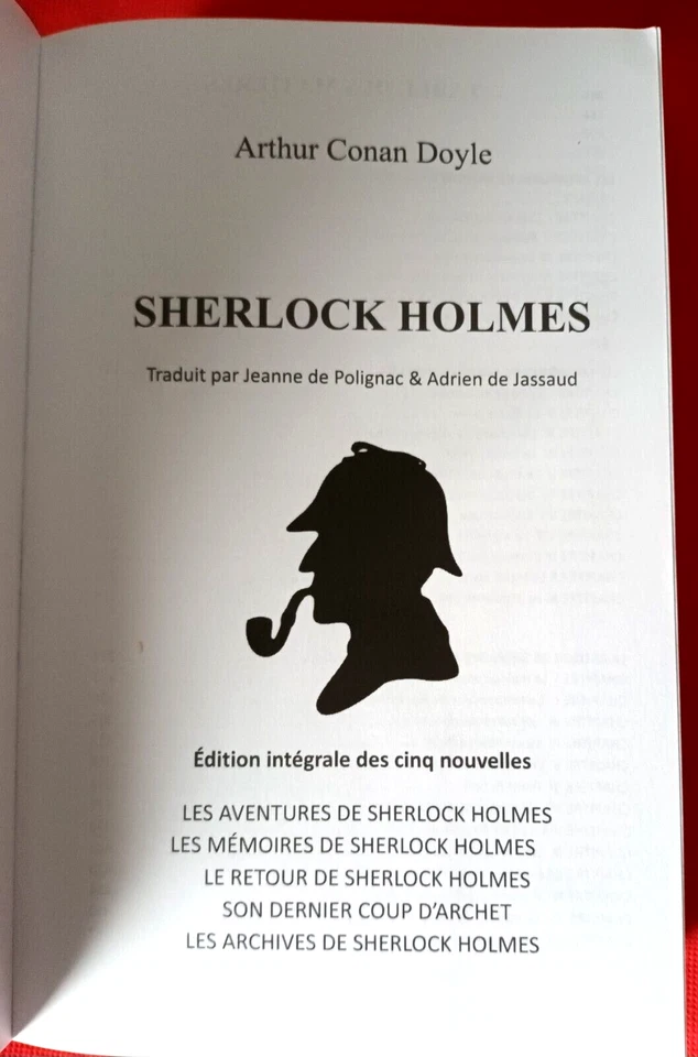 Livre NEUF "Sherlock Holmes" Intégrale 5 nouvelles Conan Doyle - Photo 4/4