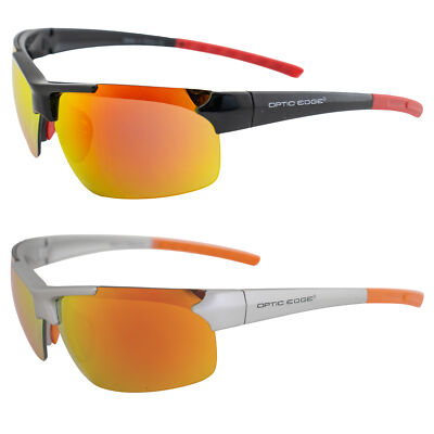 Optic Edge Frontrunner Sports & Motorcycle Sunglasses for Men or Women