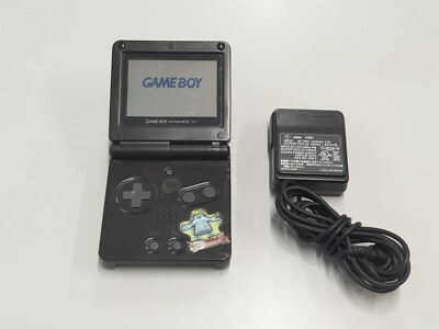 L5244 Ship Free Nintendo Gameboy Advance SP console Black Japan