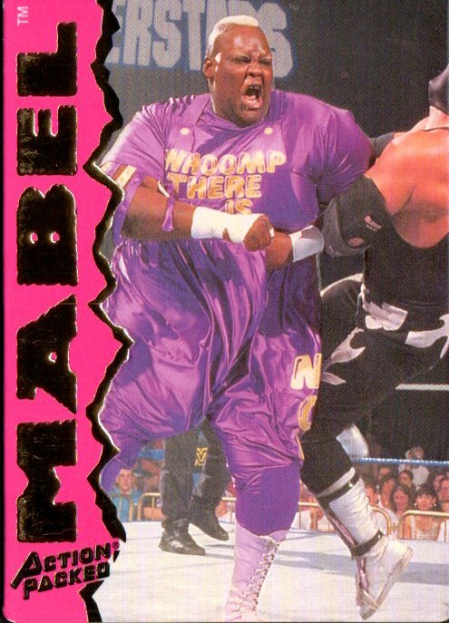 1995 Action Packed WWF Pro Wrestling Card #22 Mabel