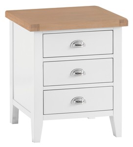 Canterbury White Painted Extra Large Bedside Cabinet Wide Bedside Tables 5060672930819 Ebay