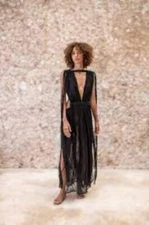 Caravana Tuz Dress Black One Size RRP £538.00 SOLD OUT - Cocktail Party Wedding