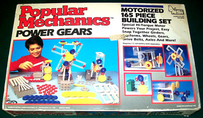 1994 Popular Mechanics Power Gears Partial Building Set - 102 of 165 Pieces