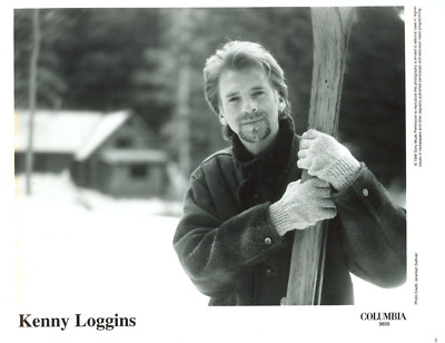 Pop Folk Rock Footloose KENNY LOGGINS B&W 8x10 Publicity PHOTO 1998
