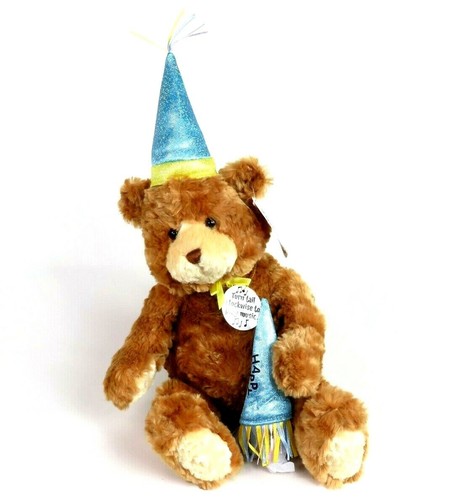 GUND Bär Plüsch Happy Birthday Spieluhr animierte Bewegung Musical Teddy blau H B - Bild 9 von 12