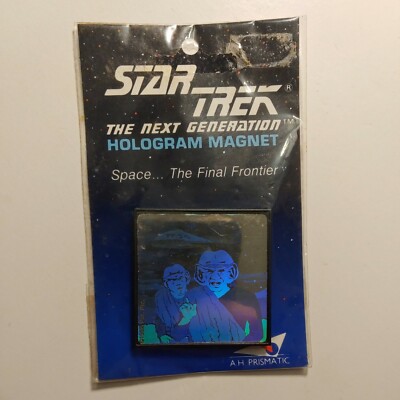 1992 Star Trek Paramount Hologram Magnet Sealed Collector New Next Generation 
