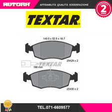 2542901 Kit pastiglie freno, Freno a disco anteriore (MARCA TEXTAR)..