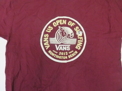 Vans Huntington Beach T-Shirt Mens Large US Open Of Surfing