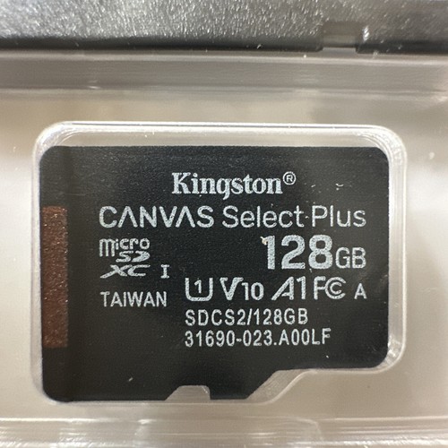 Kingston Canvas Select Plus 128GB Memory Card & Adapter, Samsung/Android Phones - Picture 2 of 2