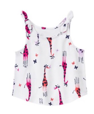 GYMBOREE Girls Mix N Match Nwt Giraffe Butterfly Tank Shirt Size 6-12 M ...