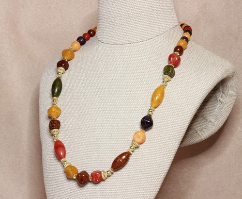 Vintage Multi-color necklace - Picture 5 of 6
