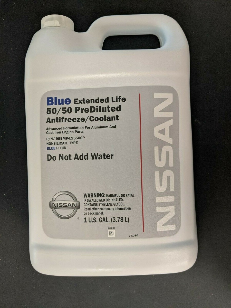 GENUINE OEM NISSAN Blue Extended Life Antifreeze/Coolant 1Gallon