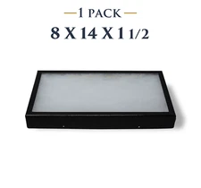 8 x 14 x 1 1/2 Riker Display Case Box for Collectibles Arrowheads Jewelry &More 