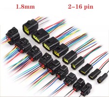 1pcs/2pcs 2-16Pin way Car connector 1.8 waterproof male female wire harness plug
