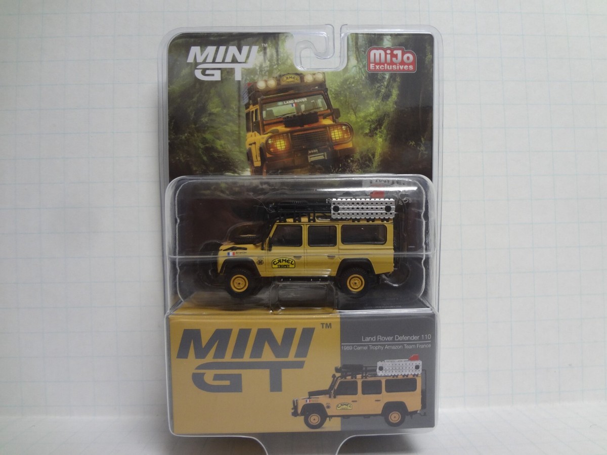 ミニカー MINI GT Land Rover Defender 110 1989 Mini GT 1:64 Land Rover Defender 110 1989 Camel Trophy