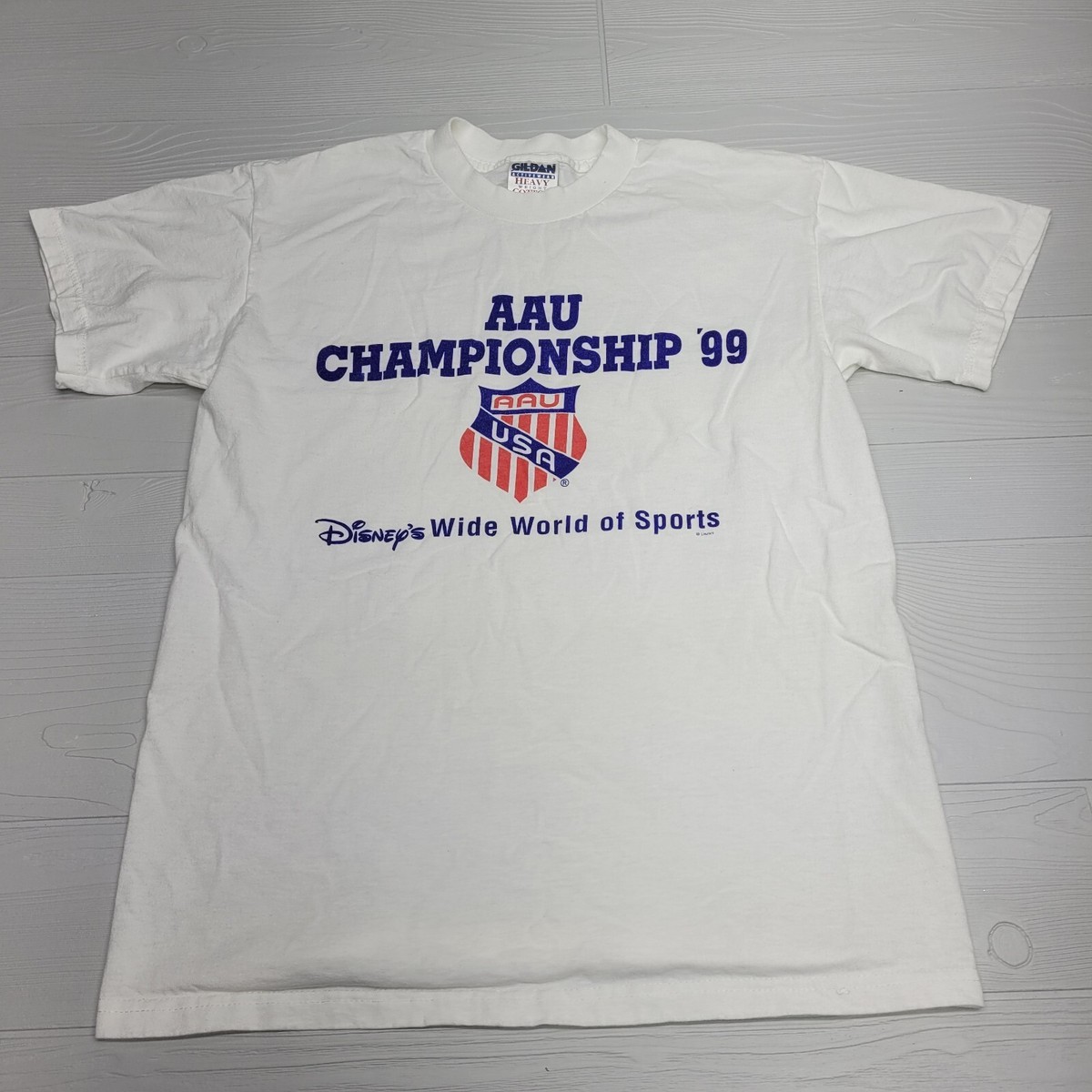 Vintage Gildan 1999 AAU Championship Disney World Wide Sports 