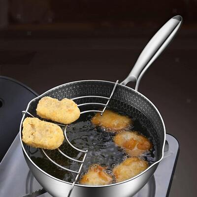 Friteuse Topf Mehrzweck Japanische Tempura Bratpfanne Kochen Pommes Getrocknet