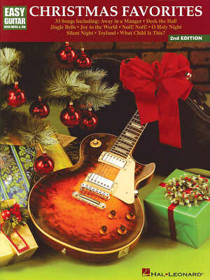 Christmas Favorites for Easy Guitar Notes & Tab Sheet Music Chords 33 Songs Book