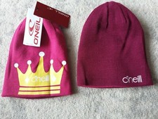 Ladies O'Neill Ski Hat One Size NWT reversible