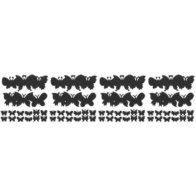  4pcs 4 Säcke mit Neuheit Scratch Paper DIY Scratch Bild Schmetterlingsform