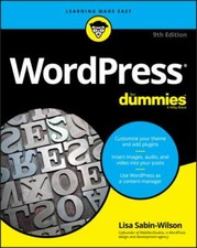 Wordpress for Dummies, Paperback by Sabin-wilson, Lisa; Mullenweg, Matt ...