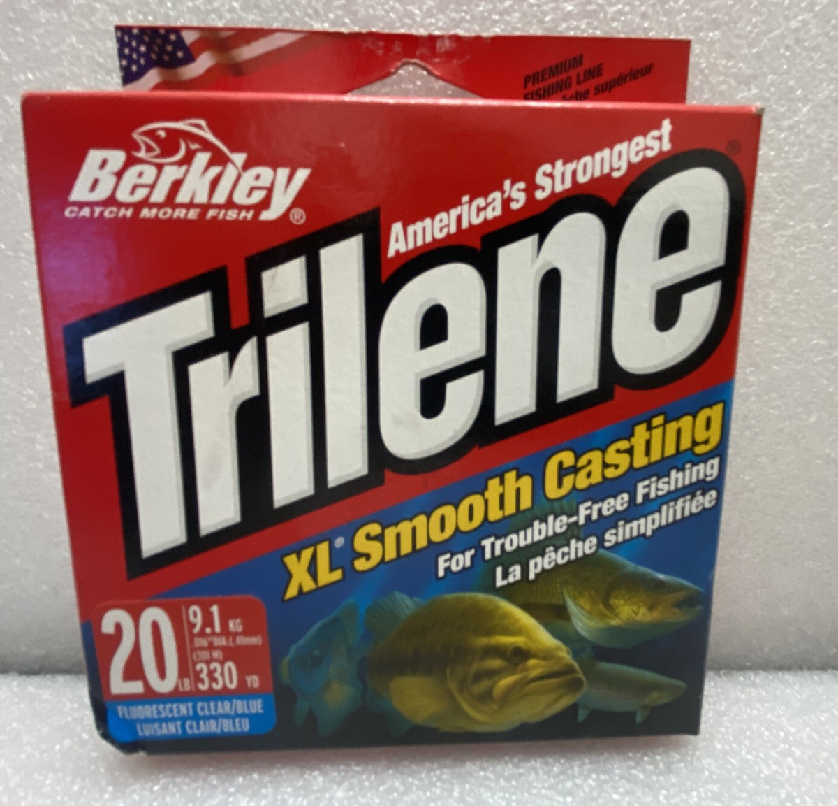Berkley Trilene XL Smooth Casting Fishing Line 20lb, 330yd