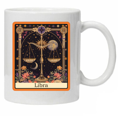 Sternzeichen Tasse Tarotkarte Sternzeichen Tee Kaffeetasse Vintage Astrologie Geschenk Geburtstag