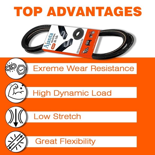 Hustler OEM Replacement Belt 791988 (5/8x140 3/4) FITS -Raptor with 52" deck - Picture 3 of 6