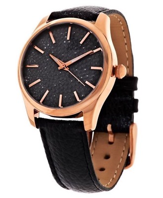 Bronzo Italia bronze pebble leather watch Bronzo Italia Rare Low 2nd Hand Pebble Cowhide Strap Watch  main image 2