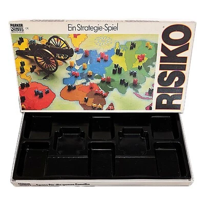 Risiko Spiel Nur der Karton 1982 Parker Alte Ausgabe 80er Brettspiel Ersatzteil - Bild 1 von 4