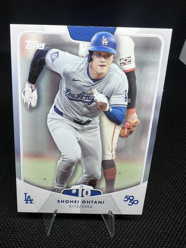2024 Topps 50/50 Shohei Ohtani Insert SB #10 Los Angeles Dodgers
