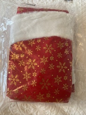 Luxus Weihnachtsbaum Rock weiß Kunstfell 100cm Durchmesser neu versiegelte Packung 