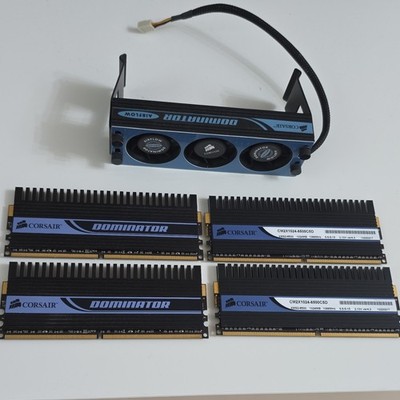 Corsair Dominator CM2X1024-8500C5D RAM 1066 MHz (4 x 1GB) + AIRFLOW Kit