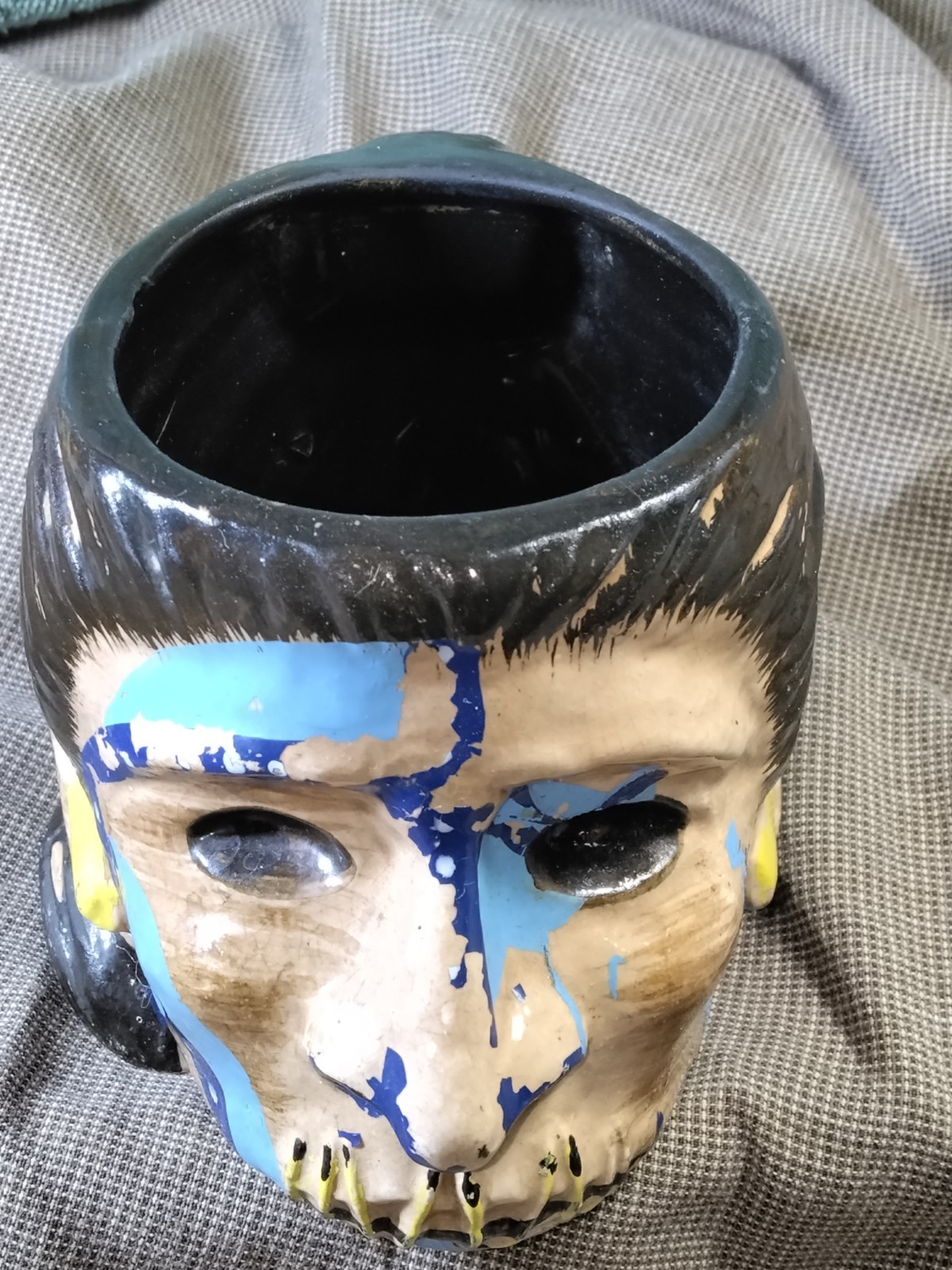 Vintage Mai-Kai Shrunken Head Tiki Mug 1950s-60 Ver. Ft.Lauderdale Fl Rare Tiki