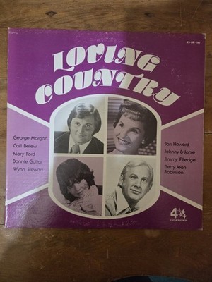 loving country 1977 4 star records 12'' vinyl  LP G Morgan J Howard M Ford & more