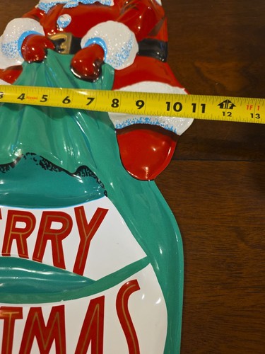 Vintage Airfo Molded Plastic 3D Santa Christmas Decor Wall Hanging Rare NOS - Picture 13 of 13