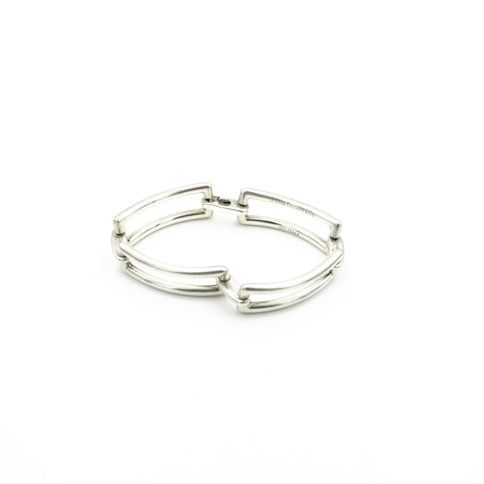 Tiffany & Co Sterling 2002 Rectangular Link 7.5in… - image 4