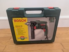 Bosch PSB 650 RE Electric Corded Hammer Drill with Carry Case in Green - Tested
