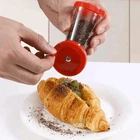 Hand-Rotated Manual Sesame Grinder Transparent Body Plastic Sesame Mill Bottle