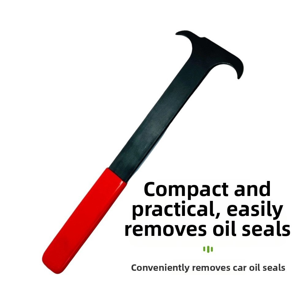 Vehicle Oil Seal Puller Tool with Dual Hooks Carbon Steel for Heavy Use
