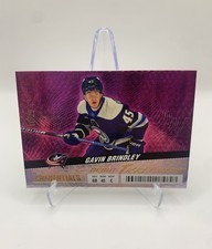 2024-25 GAVIN BRINDLEY Credentials Debut Ticket Access Pink SSP /25 #138