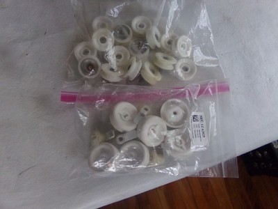 WHIRLPOOL / KENMORE DISHWASHER  RACK ROLLERS LOT. YOU GET EXACTLY WHATS PICTURED